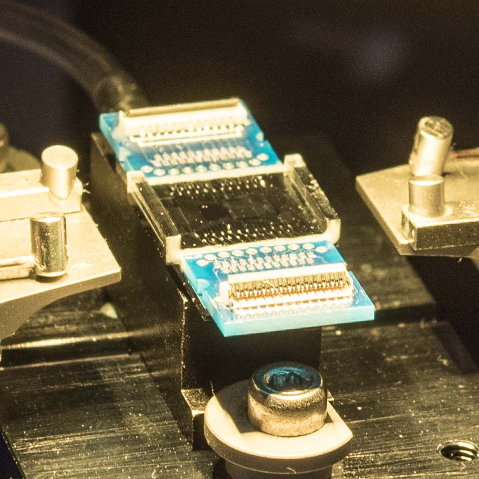 Photonic Chip under a Microscope